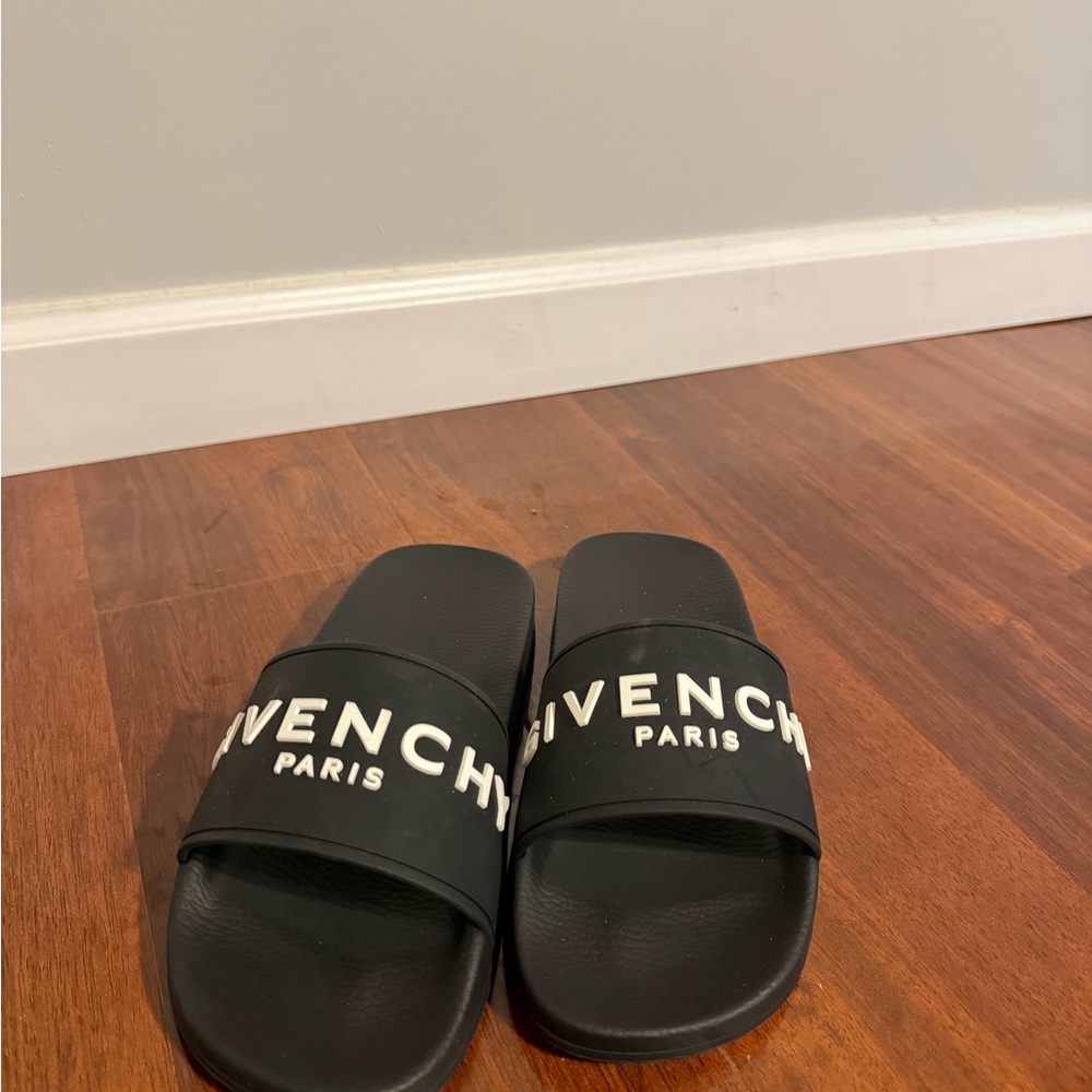 Givenchy Black Slides
